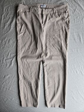 Old Navy Women's Khaki Straight-Leg Chinos - Light Beige